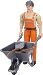 Bruder Bworld komunālās saimniecības komplekts ar figūriņu