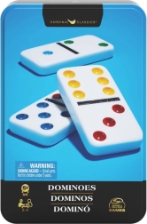 Domino skārda kārbiņā