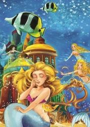 Puzle “Zemūdens pils” 150 detaļas ART PUZZLE