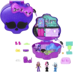 Polly Pocket kompakts Monster High galvaskauss ar skeitparku un skolu
