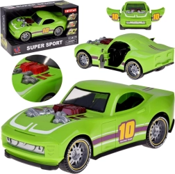 Sporta sacīkšu rotaļu auto ar gaismām un skaņām, atveramas durvis