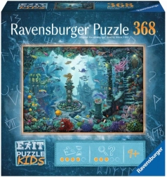 Ravensburger izbēgšanas puzle Kids Nogremdētā Atlantīda 368 gabalu