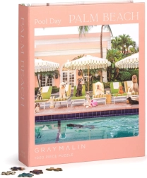 Pūzle Pie baseina Palm Beach 1000 gabaliņu
