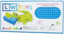 Zilā būvēšanas pamatne Junior 16x32 punkti