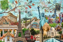 Ravensburger puzle Big City Collage 5000 gabali