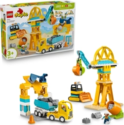 LEGO DUPLO būvlaukums un transportlīdzekļi 3 vienā