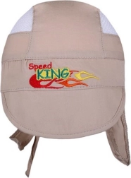 Vasaras bērnu cepure–lakats NEW BABY Speed King bēša