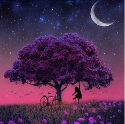 5D dimanta gleznošana – koks, komplekts 30 × 30 cm