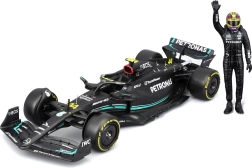 Mercedes-AMG F1 W14 E 1:24 ar braucēja figūriņu Lewis Hamilton no Bburago