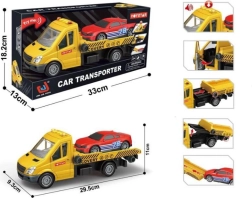 Evakuators ar sacīkšu auto ar gaismām un skaņām