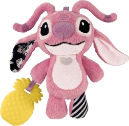 Plush Rattle with Clip Stitch Angel