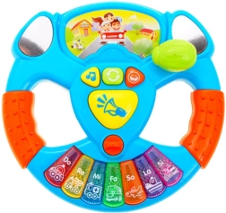 Interaktīvs muzikāls bērnu stūres rats ar skaņām