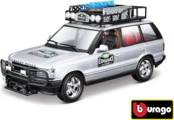 Metāla automašīnas modelis 1:24 RANGE ROVER – sudraba