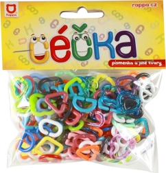 Profibaby krāsainas plastmasas ķēdītes dažādās formās (apm. 150 gab.)
