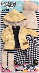 Guca drēbītes lellītei Penelope 34 cm – 5 daļu komplekts