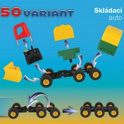 Combi Car 3 saliekama mašīnīte bērniem