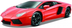 Metāla modelis BBURAGO LAMBORGHINI Aventador 1:18, oranžs