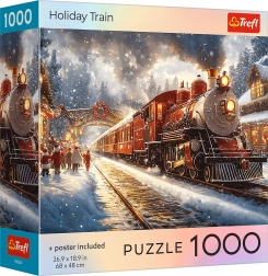 Ziemassvētku vilciena puzle 1000 gabaliņi