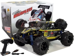 Apvidus RC bagijs 1:18 dzeltens 4x4 līdz 45 km/h
