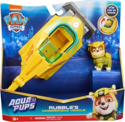 Paw Patrol Aqua Pups – zemūdene Hammerhead ar Rubble figūriņu