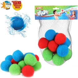 Atkārtoti lietojamas auduma ūdens bumbiņas 5 cm, 12 gab. tīklā