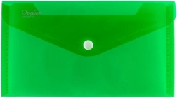 Aploksne ar spiedpogu DL Opaline, zaļa