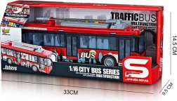 Rotaļlietu trolejbuss ar gaismas un skaņas efektiem