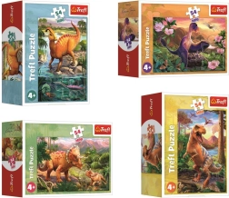 Puzzle 54 mini – apbrīnojami dinozauri 3 Trefl