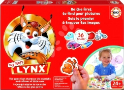 Educa My First Lynx – picture-based observation game for children (36 cards)