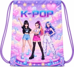 Bērnu mugursoma K-Pop Demon Hunters violeta 40 × 35 cm