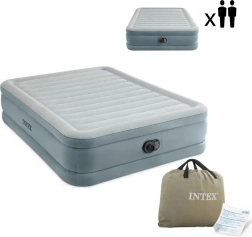 Inflatable double air mattress 203 × 152 × 46 cm with built-in electric pump INTEX