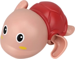 Woopie peldoša uzvelkamā vannas bruņurupucīte, rozā