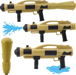 Ūdens pistole Bazooka ar pumpi 73 cm, bēša, 1100 ml