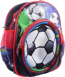 Bērnu auduma mugursoma ar futbola motīvu 22 × 25 × 8 cm