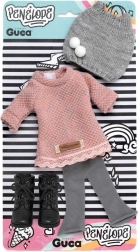 Apģērbs lellītei Penelope 34 cm ar kurpītēm