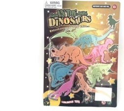 Dinozauri, kas spīd tumsā – mirdzoša dekorācija un rotaļlieta bērniem