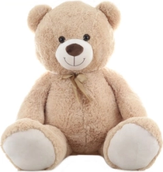 Pūkains lācis 130 cm ar lenti