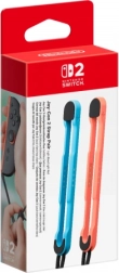 Joy-Con 2 Straps – light blue and light red (pair)