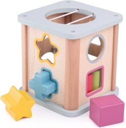 Bigjigs Toys motorikas kubs, zils