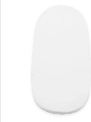 Terry waterproof stroller sheet with elastic NEW BABY 35 × 75 cm white