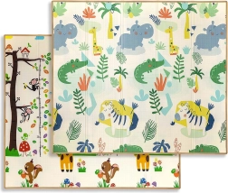 Milly Mally foldable foam mat Play savanna and tree t1