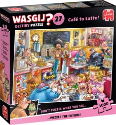 Puzle Wasgij Destiny 27: Kafejnīca Latte, 1000 gabaliņi