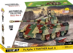 COBI Panther Ausf. A tanka būvkomplekts 1:28 – 1152 detaļas