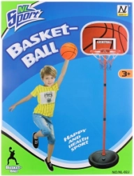 Bērnu basketbola grozs 160 cm ar bumbu un pumpīti