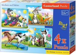 Castorland puzzle Animal Mothers and Young