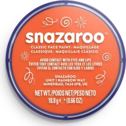Snazaroo oranžā sejas krāsa 18 ml