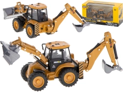 Metāla traktorekskavatora modelis ar kustīgām kausēm 1:50 H-TOYS