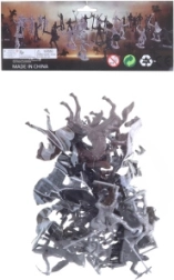 Bruņinieki maisiņā – plastmasas bruņinieku un zirgu komplekts