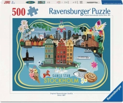 Ravensburger puzzle Old Town Stockholm 500 pieces