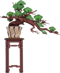 RoboTime 3D koka bonsai priedes koka konstruktoru komplekts
